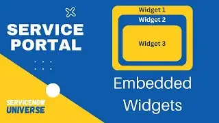 3.  Service Portal Embedded Widgets | ServiceNow