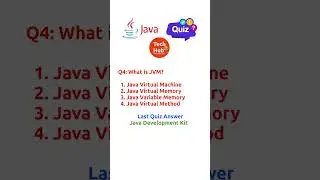 Java Question No. 4 