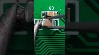it is easy to solder smd capacitor 