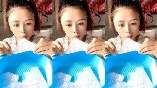 ASMR HARD ICE EATING / ICE EATING