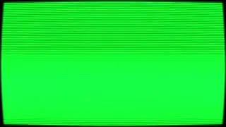 Old TV Green Screen 01 / Free Stock Footage (1080p)