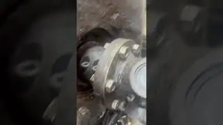 Установка разрезного фланца на насос НП90