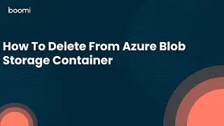 How To Delete From Azure Blob Storage Container