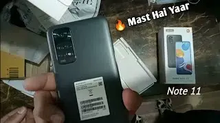 Redmi note 11 Unboxing | First impression 🔥⚡ || Exchanged From Amazon Cool Experience 🎉