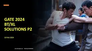 GATE 2024 BT XL SOLUTIONS P2 today exam