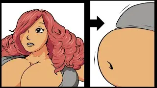 Just A Taste (Weight gain/belly-stuffing animation)