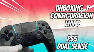 Control PS5 Dualsense unboxing y configuración en pc