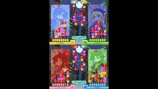 [HD] Puyo Puyo!! 20th anniversary: Strange klug vs. Satan vs. Rulue vs. Witch (Next 4)