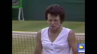 Andrea Jagear vs Billie Jean King 1983 Wimbledon SF