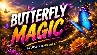Butterfly & Garden