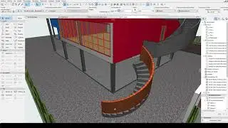 ARCHICAD 21 COMO HACER UNA BARANDILLA TIPO MURETE