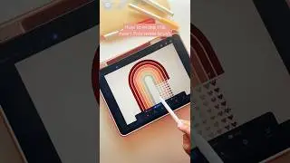 Free Heart Brush for Procreate | Procreate for beginners | Procreate app tutorial | Procreate hacks