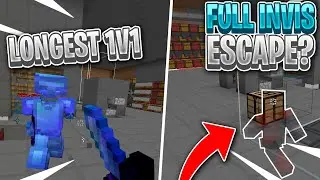 LONGEST 1V1 EVER LEADS TO FULL INVIS ESCAPE? | Minecraft HCF