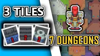 I Created An Entire Dungeon Only Using One Tile (And Seven Dungeons With 3 Tiles) - Unity Devlog #5