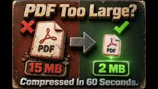 How to Compress Any PDF File (Free & Fast)