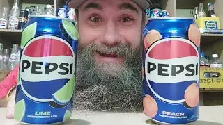 Trying NEW Pepsi Peach & Lime!
