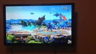 Wolf vs Falco smash bro's ultimate online tourney wolf spike.