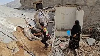 "Ravaged Serenity: Javad's Home Amidst Government's Heavy Hand"😭😭