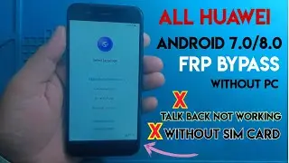 Huawei Android 8.0 frp bypass | Huawei Android 7.0 frp bypass | All Huawei Android 9/10 frp unlock |