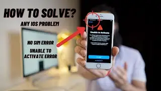 How to solve No Network Error & Unable to activate iPhone error | How to reinstall iOS 14