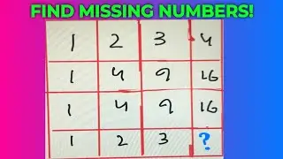 How To Find Missing Number In Puzzle? | Math Puzzle Solution