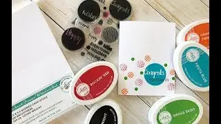 Basics:  How to Cut Cardstock, Ink Stamps and Make a Simple Stamped Card