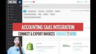 Xero integration inventory software EMERGE | How to connect, map COA, export invoices into Xero