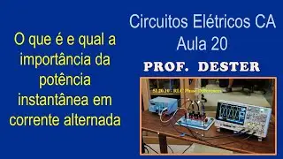 A potência instantânea em CA | Como obter a potência em qualquer instante de tempo