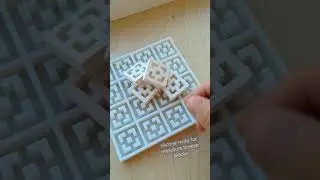 Making miniature breeze block / Форма для миниблоков бриз