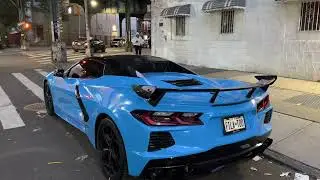 Corvette c8 cold start with the paragon performance track exhaust