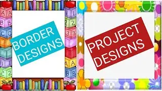 border designs::project front page designs::file decoration ideas #project #file#shorts