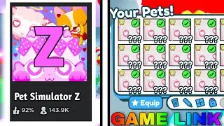 NEW PET SIMULATOR Z 🧸DAYCARE UPDATE🧸 +Game Link