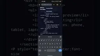 HTML, CSS & JS Live Coding on Android | WebZee Tutorial