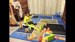 Izaan #train #track #kids #blocks