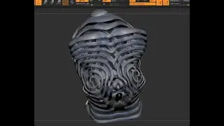 Character sculpting ZBrush ч 2