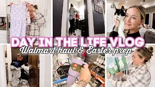 DAY IN THE LIFE VLOG // Walmart Haul & Easter Prep.