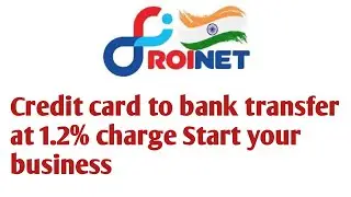 Credit card to bank transfer 1.2% l roinet