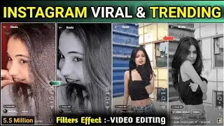 Instagram Reels Freeze BW Filters Effect Video Editing | How to use Freeze BW Filters Effect | 