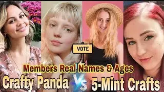 Crafty Panda Members VS 5 Mint Crafts Members Comparison Real Names & Ages || Lifestyle Tv