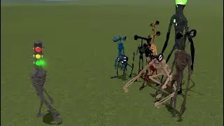 TRAFFIC LIGHT HEAD VS ALL (Almost) SIREN HEADS In Garry's Mod!