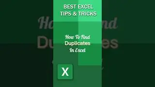 How To Find Duplicates In Excel #Shorts