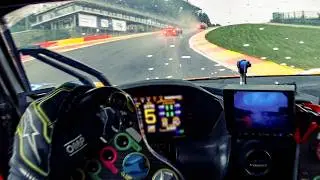 Drivers Eye At A WET Spa Francorchamps In A McLaren 720s GT3 Evo