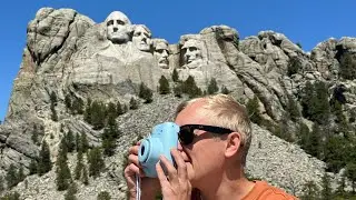 Mount Rushmore National Memorial George Washington  / Гора Рашмор Южная Дакота