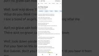 ain't no grave acapella cover
