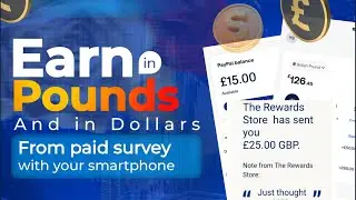 How To Earn In Pounds & Dollars From Paid Surveys