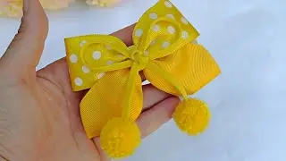 Easy bow for beginners #handmade #diy #brilliantideas #stepbystep #ribbon #bow