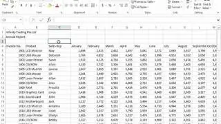Selecting Cell Range, Rows & Columns in Excel 2013