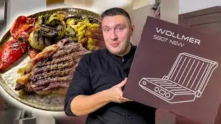 This juicy ribeye steak was made on the WOLLMER S807 NEW electric grill