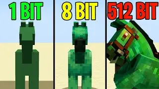 zombie horse 1 bit 2 bit 4 bit 8 bit 16 bit 32 bit 64 bit 128 bits 256 bit 512 bit