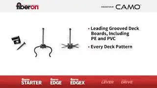 Fiberon and Camo Fasteners help cover every deck pattern